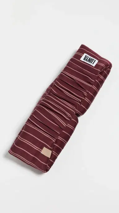 Lunya Washable Silk Sleep Mask Currant Veil Stripe | Thumbnail 3