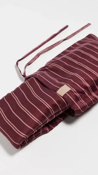 Lunya Washable Silk Sleep Mask Currant Veil Stripe | Thumbnail 4