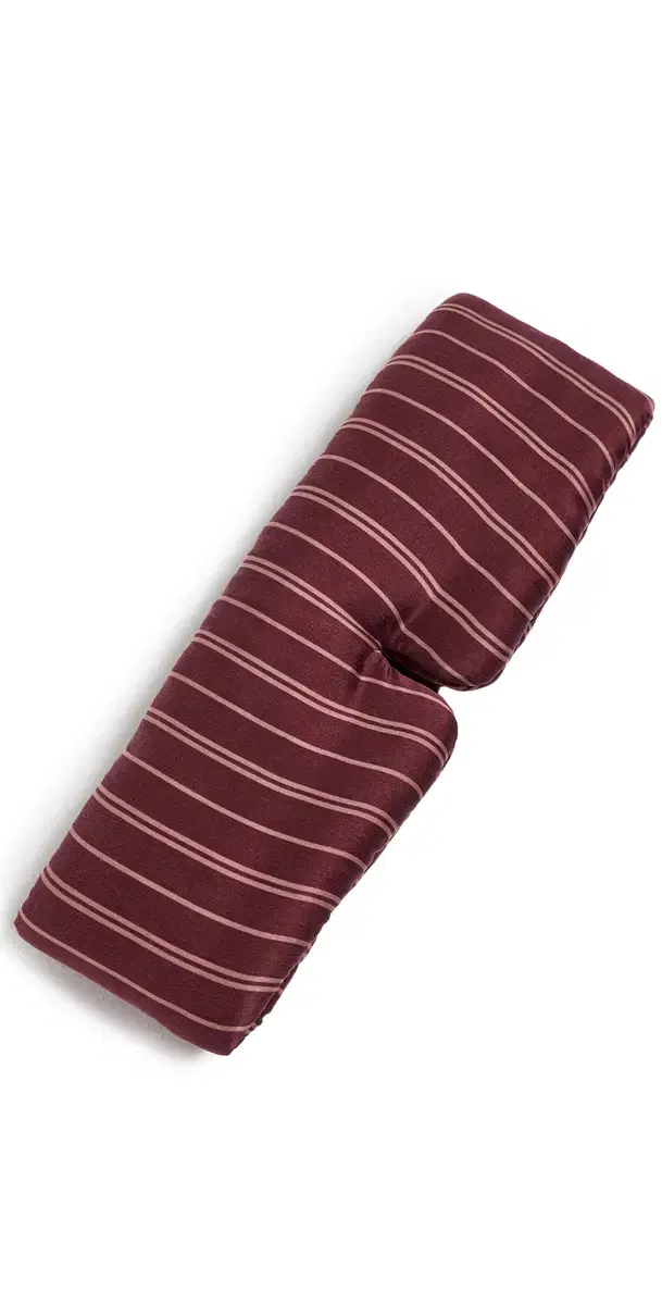Washable Silk Sleep Mask Currant Veil Stripe
