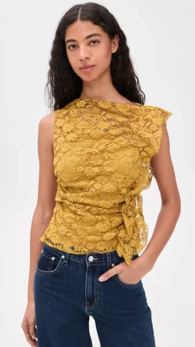 A.L.C. A. L.C. Astrid Top Antique Gold | Thumbnail 2
