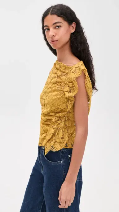 A.L.C. A. L.C. Astrid Top Antique Gold | Thumbnail 4
