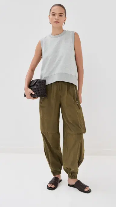 Co Sleeveless Sweatshirt Heathered Grey | Thumbnail 5 Co Sleeveless Sweatshirt Heathered Grey | Thumbnail 5
