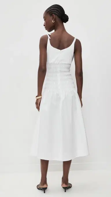 Prime of Lime ourdes Dress White | Thumbnail 3