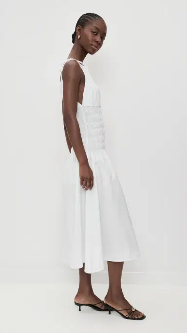 Prime of Lime ourdes Dress White | Thumbnail 4