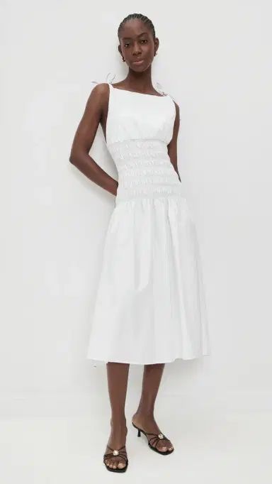 Prime of Lime ourdes Dress White | Thumbnail 5