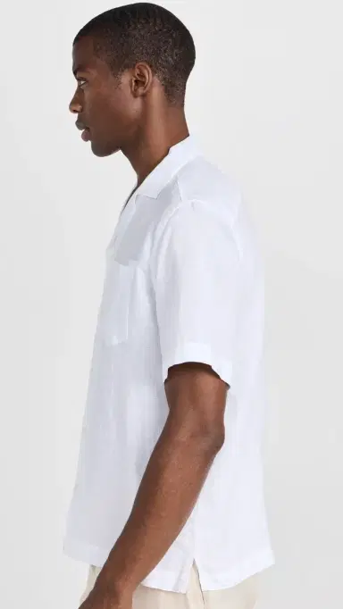 Frescobol Carioca Angelo Linen Shirt White | Thumbnail 4