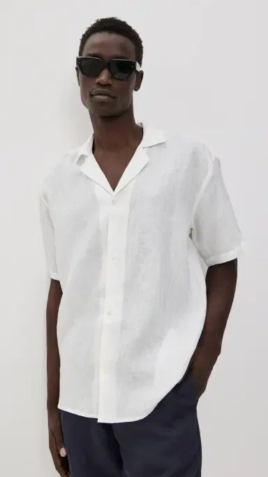 Ancora The Sand Resort Linen Shirt Ivory M | Thumbnail 2