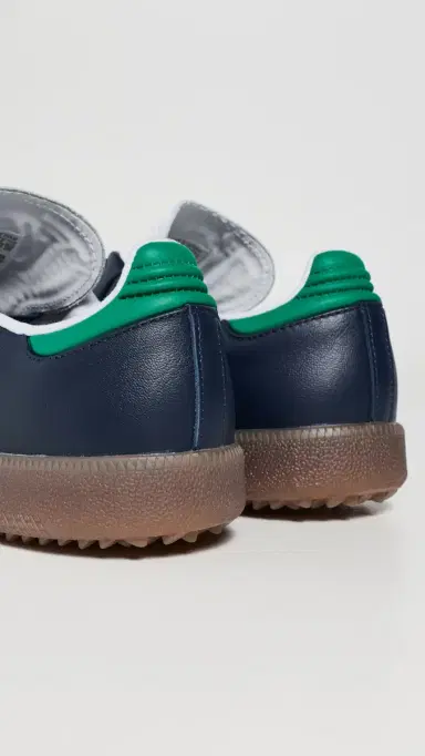 Adidas Golf Samba Spikeless Golf Shoes Night Indigo/Court Green/White 8 | Thumbnail 3