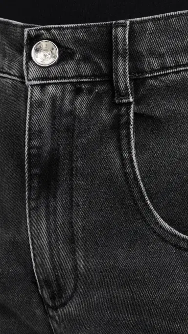 Maison Margiela Denim Jeans with Slash Details Black Washed 36 | Thumbnail 6