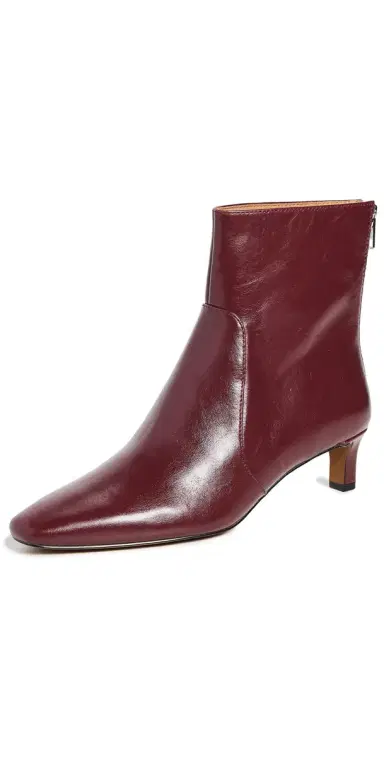 Madewell The Dimes Kitten Heel Boot In Crinkle Leather | Thumbnail 1 Madewell The Dimes Kitten Heel Boot In Crinkle Leather | Thumbnail 1