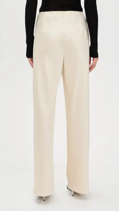 Vince Colette High Waist Fluid Satin Bias Pant Bona | Thumbnail 3