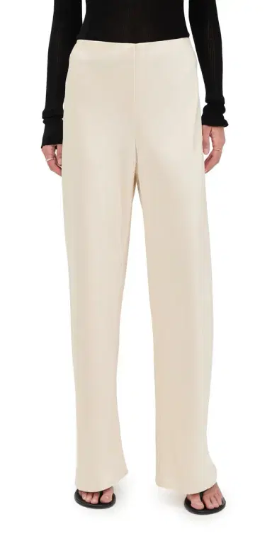 Vince Colette High Waist Fluid Satin Bias Pant Bona | Thumbnail 1