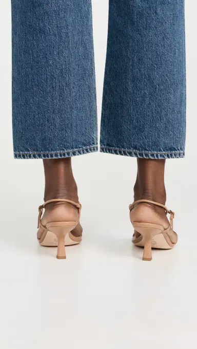 Loeffler Randall Triana Strappy Mid Heel Sandals with Ball Dune 7 | Thumbnail 4