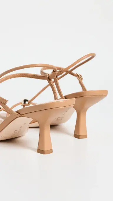 Loeffler Randall Triana Strappy Mid Heel Sandals with Ball Dune 7 | Thumbnail 6