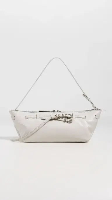 MARGESHERWOOD Grandma Used Sling Bag Off White Cracked One Size | Thumbnail 2