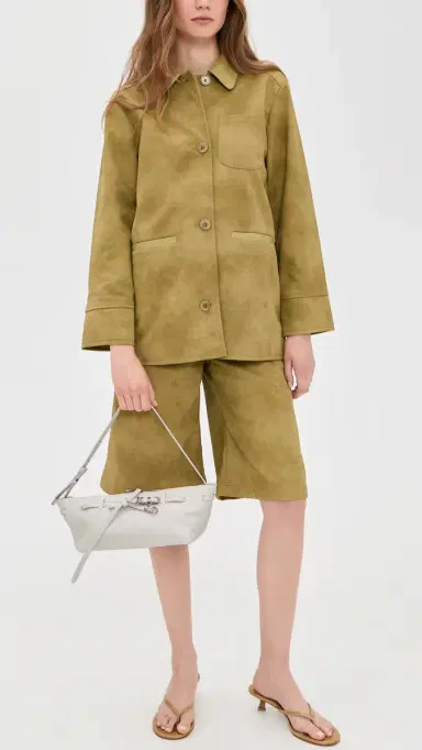 MARGESHERWOOD Grandma Used Sling Bag Off White Cracked One Size | Thumbnail 3