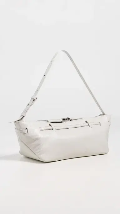 MARGESHERWOOD Grandma Used Sling Bag Off White Cracked One Size | Thumbnail 4