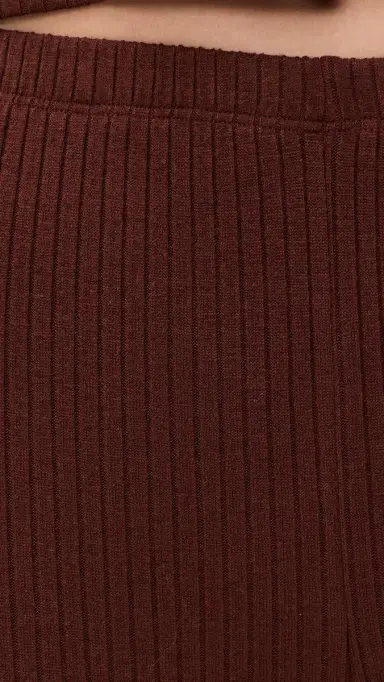 LE BOP Mia Ribbed Pants Chocolate | Thumbnail 6 LE BOP Mia Ribbed Pants Chocolate | Thumbnail 6