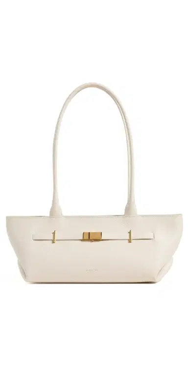 DeMellier The New York Shoulder Bag Off White Small Grain One Size | Thumbnail 1 DeMellier The New York Shoulder Bag Off White Small Grain One Size | Thumbnail 1