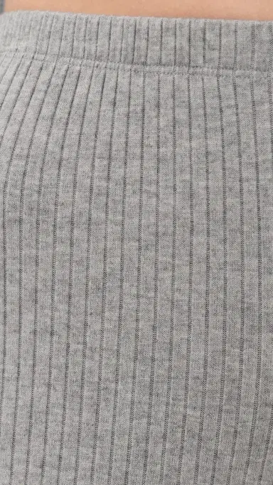 LE BOP Mia Ribbed Pants Heather Grey | Thumbnail 6 LE BOP Mia Ribbed Pants Heather Grey | Thumbnail 6