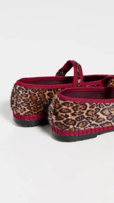 Flabelus Pierre Leopard Mary Jane Flats Garnet 38 | Thumbnail 4 Flabelus Pierre Leopard Mary Jane Flats Garnet 38 | Thumbnail 4