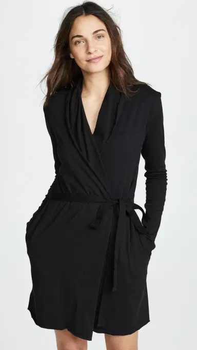 Skin Wrap Robe Black 4 | Thumbnail 2
