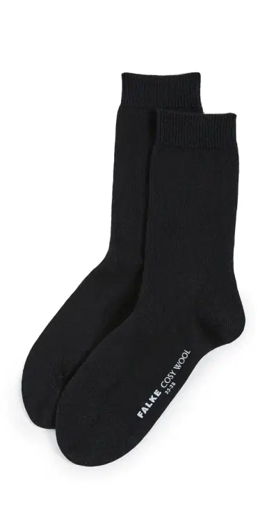 FALKE Cozy Wool Socks Black 35-38 | Thumbnail 1
