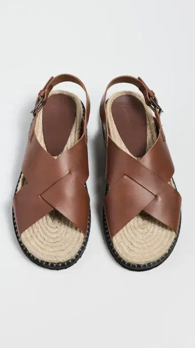 Castañer Tiago Leather Sandals Marron Chocolate | Thumbnail 4