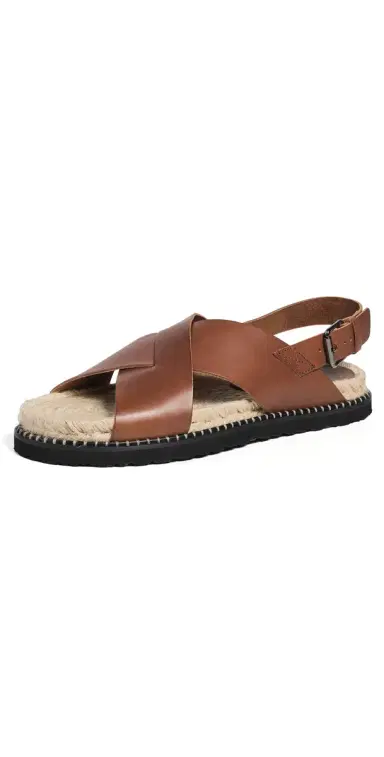 Castañer Tiago Leather Sandals Marron Chocolate | Thumbnail 1