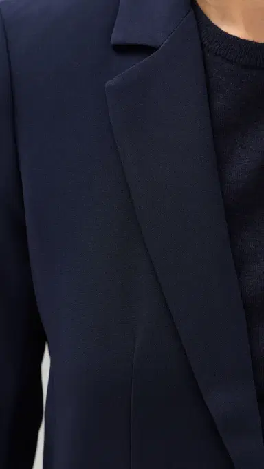 Cinq à Sept Crepe Khloe Blazer Navy 6 | Thumbnail 6 Cinq à Sept Crepe Khloe Blazer Navy 6 | Thumbnail 6