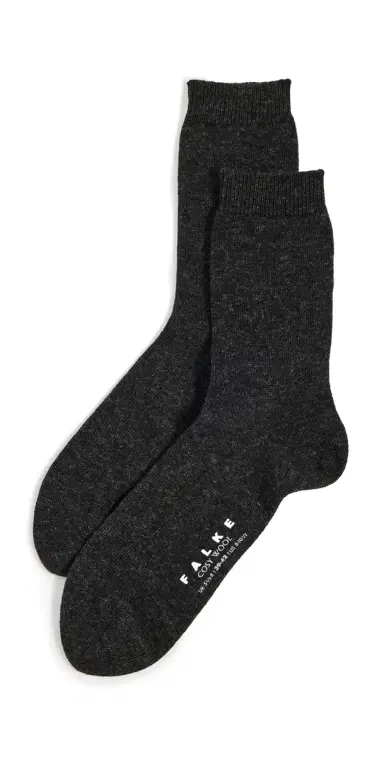 FALKE Cozy Wool Socks Anthracite 39-42 | Thumbnail 1