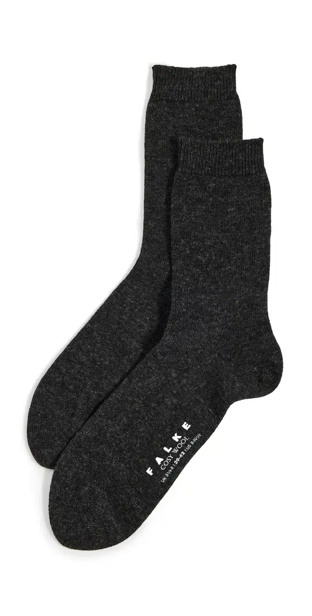Cozy Wool Socks Anthracite