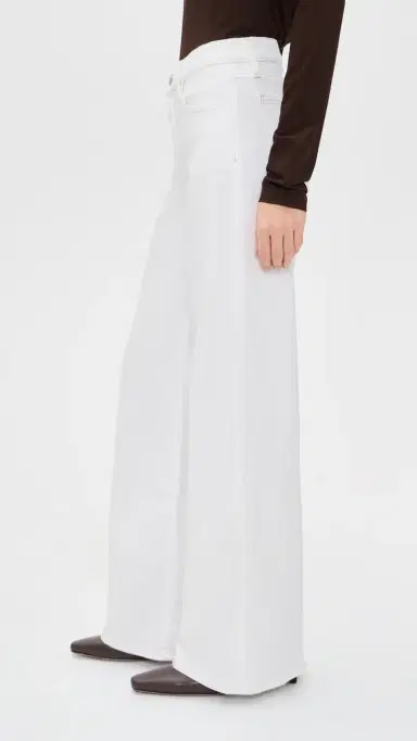 Joe's Jeans The Lou Lou Low Rise Wide Leg Jeans White 24 | Thumbnail 4 Joe's Jeans The Lou Lou Low Rise Wide Leg Jeans White 24 | Thumbnail 4