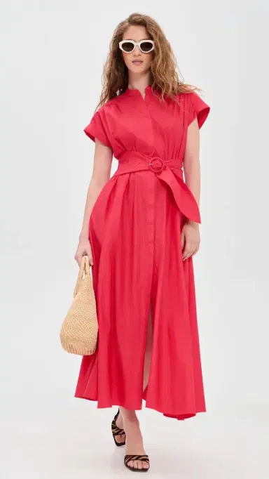 Saloni Neesha Dress Cherry Pink 0 | Thumbnail 5