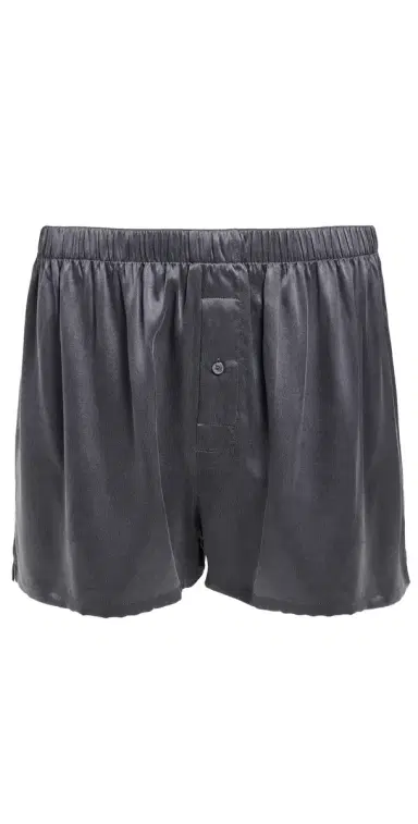 Lunya Washable Silk Boxers Meditative Grey | Thumbnail 1
