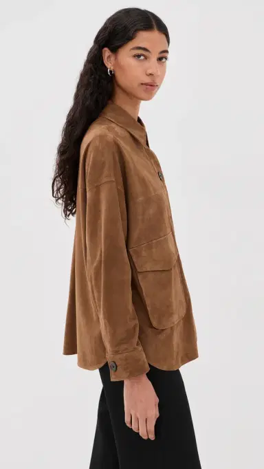 ARMA Kaylee Lamb Paper Jacket Saddle | Thumbnail 4 ARMA Kaylee Lamb Paper Jacket Saddle | Thumbnail 4