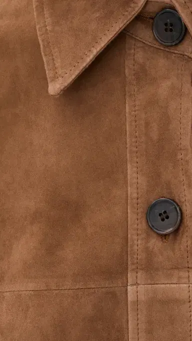 ARMA Kaylee Lamb Paper Jacket Saddle | Thumbnail 6 ARMA Kaylee Lamb Paper Jacket Saddle | Thumbnail 6