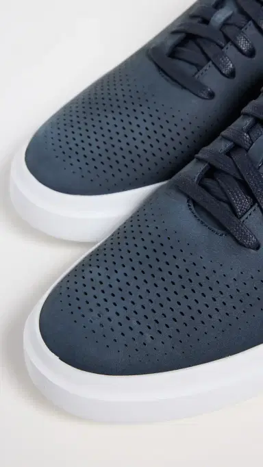 Cole Haan Grandpro Rally Laser Cut Sneakers Navy Ink Nubuck | Thumbnail 5