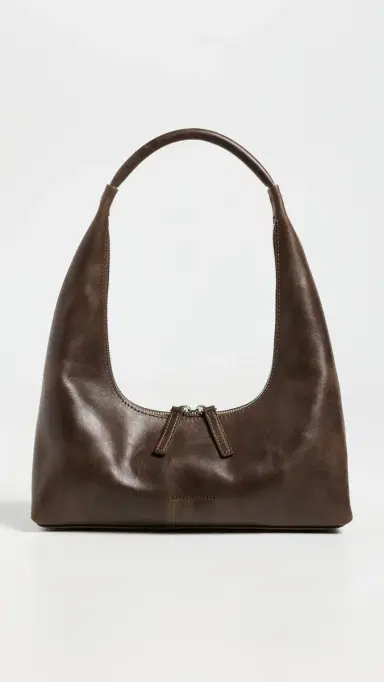 Marge Sherwood Hobo Shoulder Bag Washed Brown Pull-Up One Size | Thumbnail 2