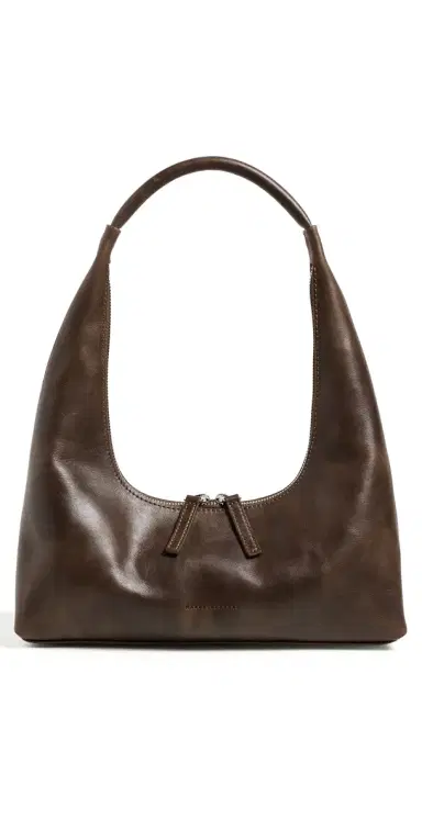 Marge Sherwood Hobo Shoulder Bag Washed Brown Pull-Up One Size | Thumbnail 1