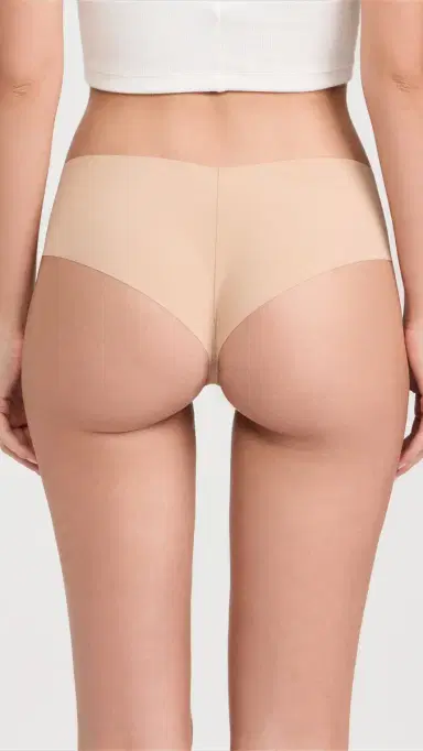 Commando Classic Girl Shorts Beige S/M | Thumbnail 3