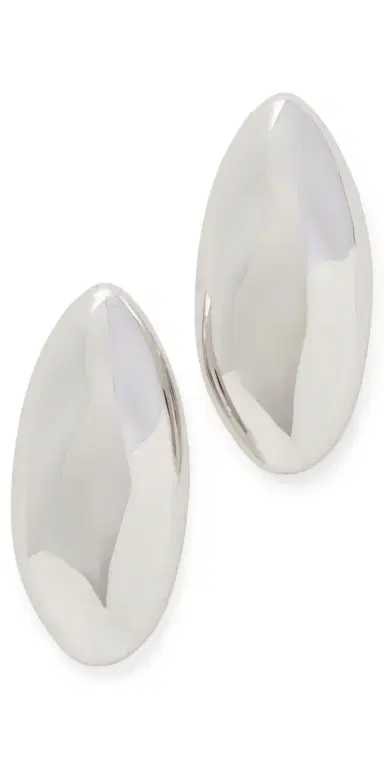 Luv Aj The XL Chrome Orb Studs Silver One Size | Thumbnail 1
