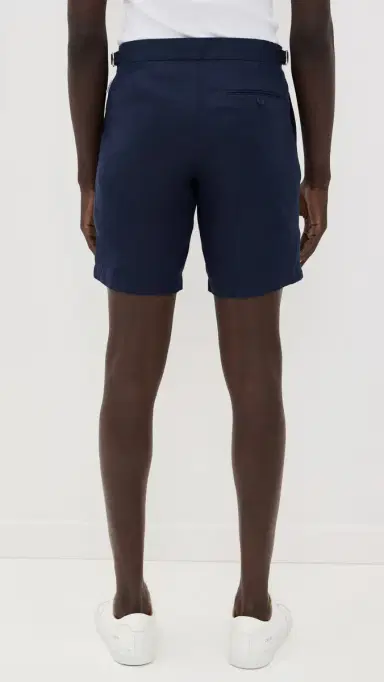 Orlebar Brown Norwich Linen Shorts 5 Navy | Thumbnail 3 Orlebar Brown Norwich Linen Shorts 5 Navy | Thumbnail 3