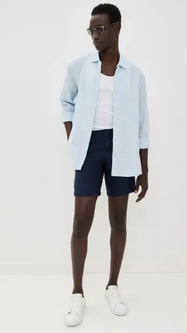 Orlebar Brown Norwich Linen Shorts 5 Navy | Thumbnail 5 Orlebar Brown Norwich Linen Shorts 5 Navy | Thumbnail 5