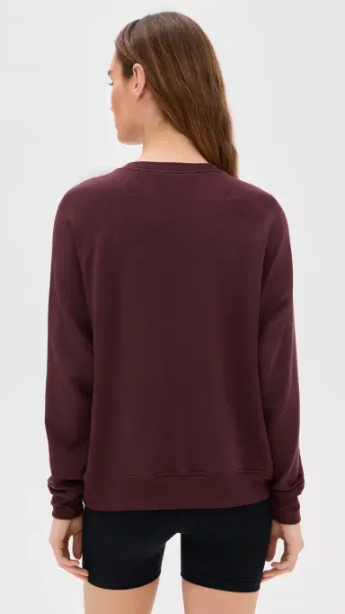 Splits59 Andie weatshirt Dark Cherry | Thumbnail 4