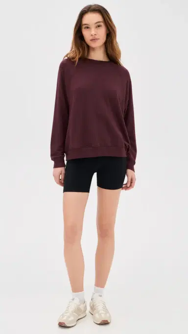 Splits59 Andie weatshirt Dark Cherry | Thumbnail 6