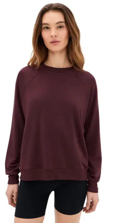 Splits59 Andie weatshirt Dark Cherry | Thumbnail 1