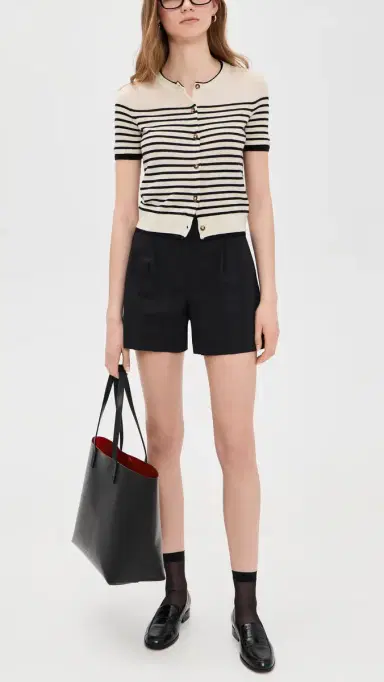 Theory Fluid Pleated Shorts | Thumbnail 5 Theory Fluid Pleated Shorts | Thumbnail 5