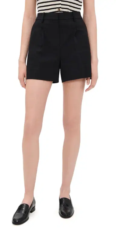 Theory Fluid Pleated Shorts | Thumbnail 1 Theory Fluid Pleated Shorts | Thumbnail 1