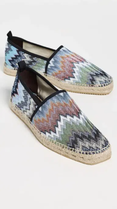 Missoni Corfu Espadrilles Raschel Snake Grey Blue | Thumbnail 4